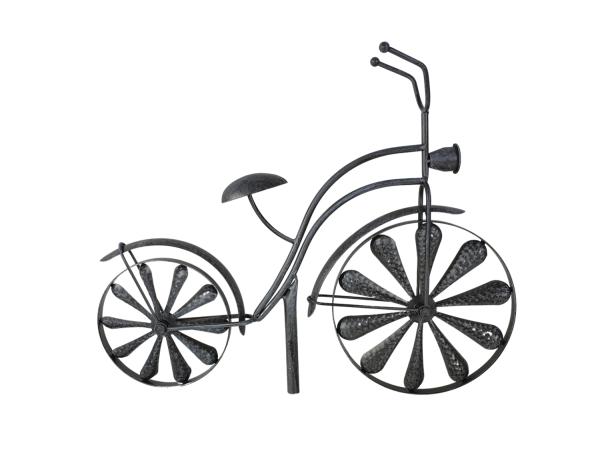 Metall Gartenstecker Fahrrad 160 cm - 2 Farben -